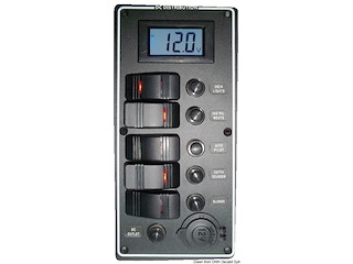 Pannello elettrico PCAL voltmetro digitale 9/32 V