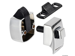 Pulsante in ottone completo di serratura