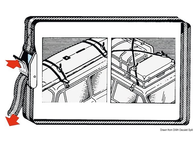Cinghia 25 mm 250 cm