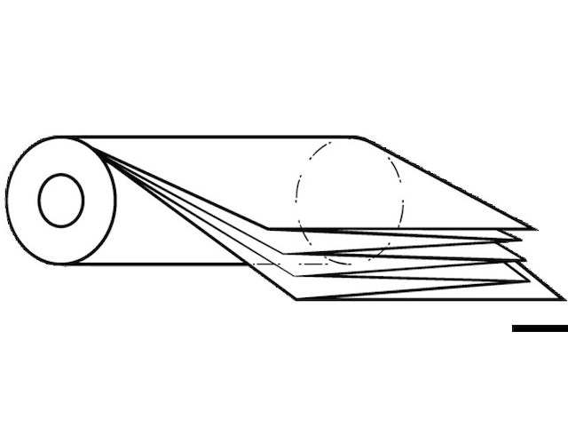 Termoretraibile PE bianco UV 0,20 x 1600 multip L=50 m
