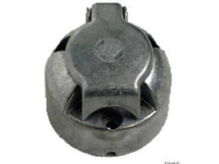 Presa 7 poli in metallo con contatti a serrafilo