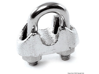 Morsetto cavallotto inox 7/8 mm