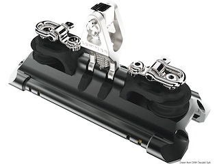 Carrello randa 2 supporto verticale pulegge doppie con arricavo