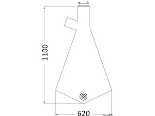 Sacco in PVC per doccia Saturn