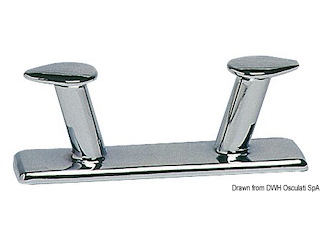 Bitta a fungo ottone cromato mm 170