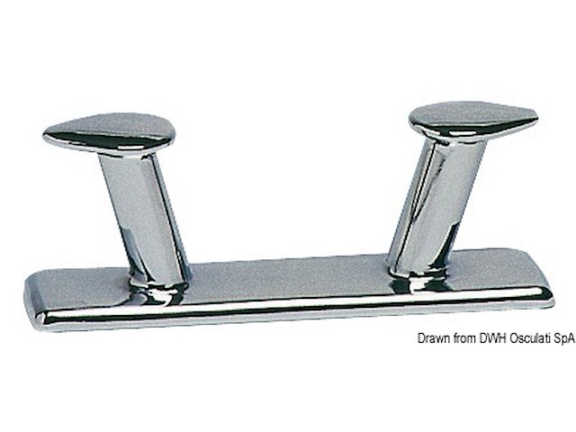 Bitta a fungo ottone cromato mm 170