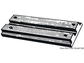 Anodo alluminio FB Mercury/Mariner 30/200 HP