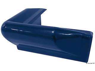 Protezione per pontile angolare in PVC blu