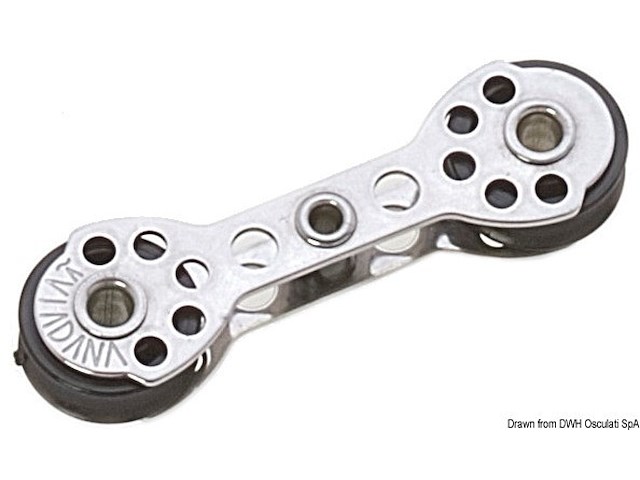 Microbozzello doppio in linea 17x5