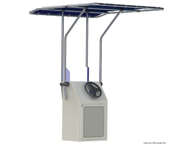 T-Top Alluminio retrattile 1,05 X 1,35 mt