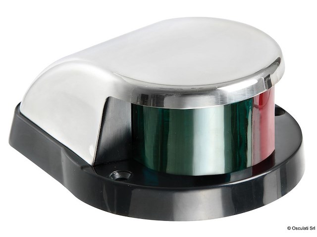 Luce di via rossa/verde di prua calotta inox