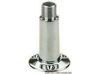 Basetta inox per GPS/VHF