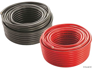 Cavo batterie rosso in rame stagnato 25 mm