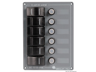 Pannello verticale 6 interruttori