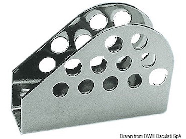 Attacco inox stralli 49x16x37 mm