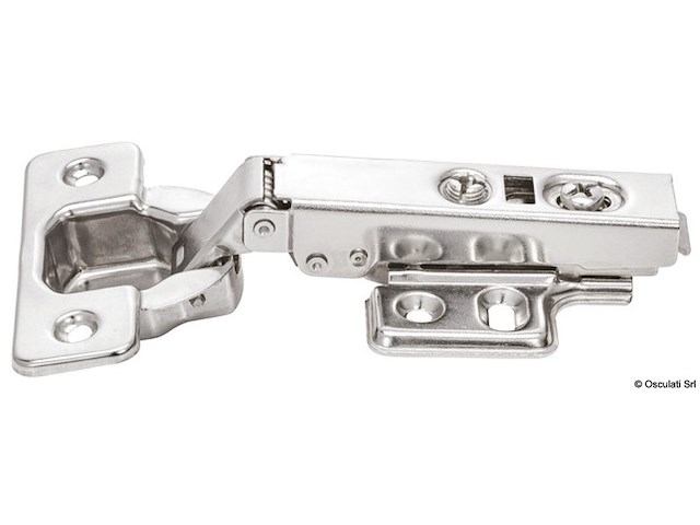 Cerniera in acciaio inox con ammortizzatore in ABS