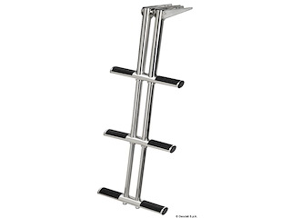 Scaletta Diver telescopica 3 gradini nera