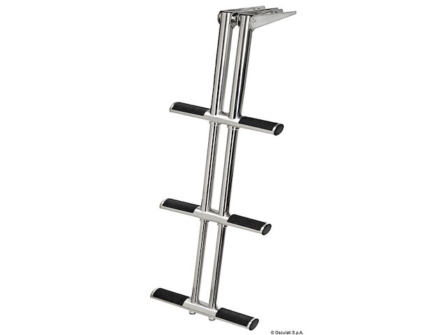 Scaletta Diver telescopica 3 gradini nera