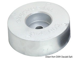 Anodo poppa mm 120x25 in alluminio