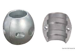 Anodo oliva asse mm 75
