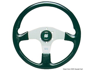 Volante Corsica nero 350 mm