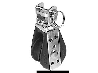 Bozzello inox 1 puleggia girevole 22x6