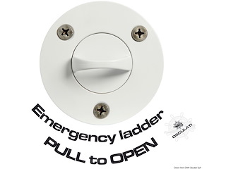 Scaletta emergenza fissaggio con viti