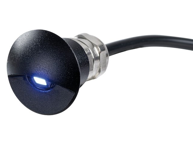 Luce di cortesia luce LED blu corpo nero opaco