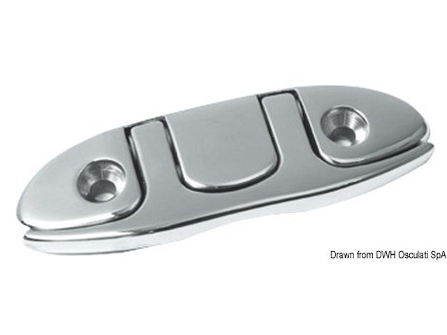 Bitta abbattibile inox 210x70 mm