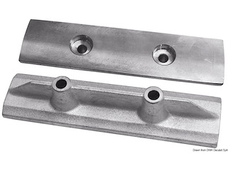 Anodo zinco barra entrobordo Yamaha