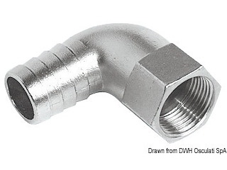 Portagomma femmina 3/4" x 24 mm