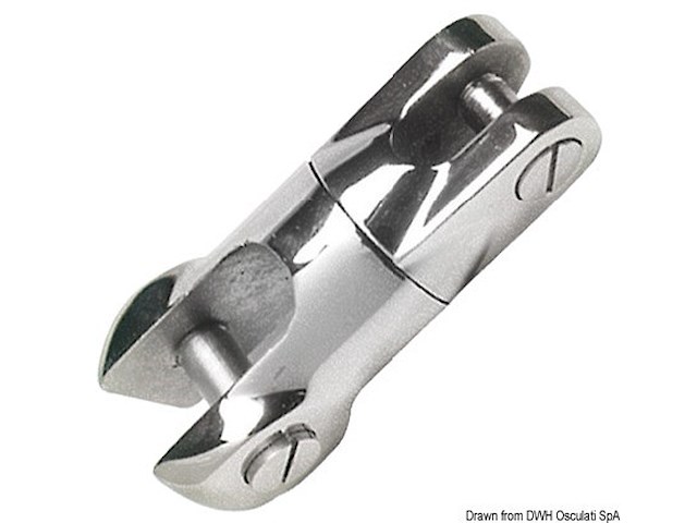 Attacco girevole inox 12/14 mm