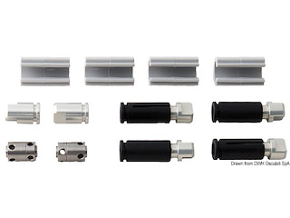 Kit cerniere per Lewmar LP o MP