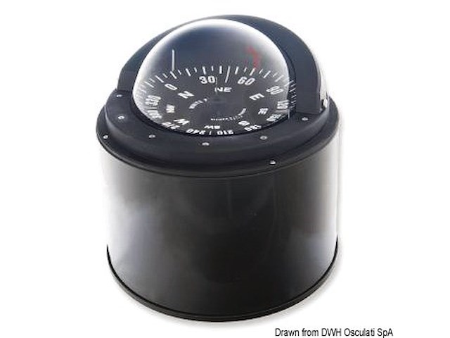 Bussola Riviera B6/W4 6" nera/rosa nera