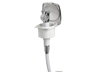 Doccetta New Edge Inox tubo PVC 2,5 m