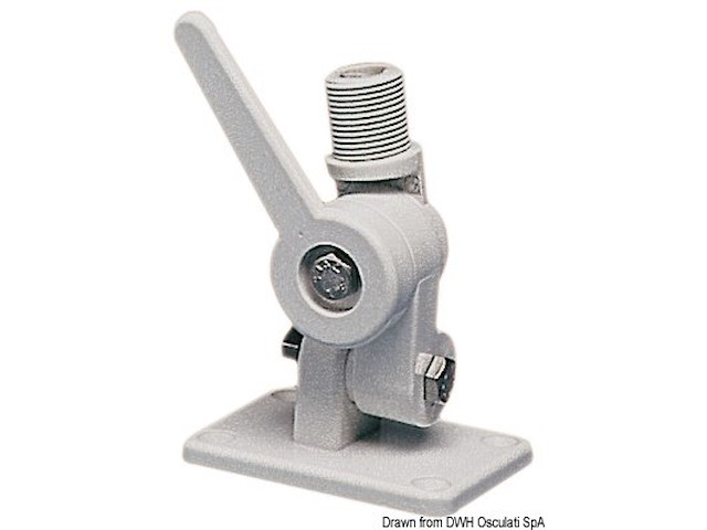 Base snodata a cremagliera per antenna