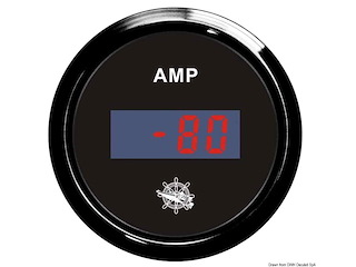 Amperometro digitale con shunt nero/nera