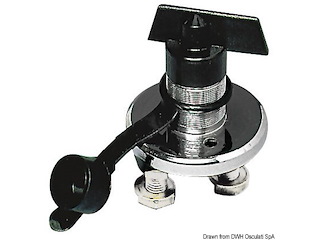 Staccabatteria in policarbonato nero