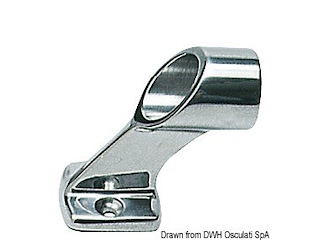 Centrale corrimano inox 22 mm