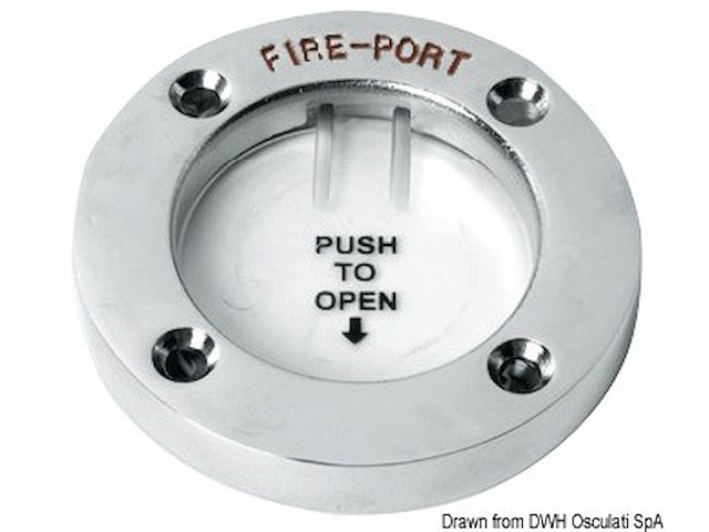 Portellino "Fire Port" inox