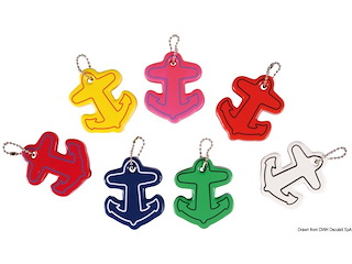 Portachiavi ancora colori misti (confezione 10 Pz assortiti)