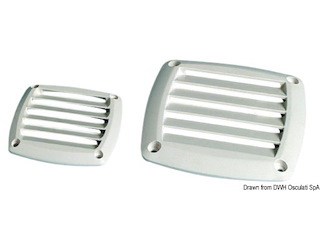 Griglia ABS 125 x 125 mm bianca