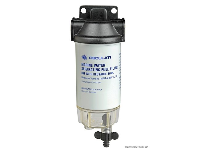 Filtro benzina con separatore 200-406 l/h