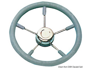 Volante mm 350 grigio