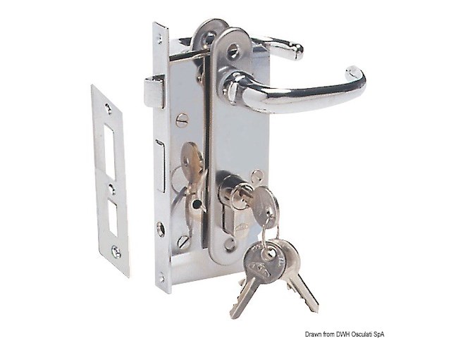 Serratura mm 150x15  destra