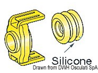 Tassello per cavi 8/10 mm²