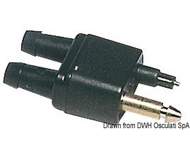 Innesto Evinrude maschio doppio