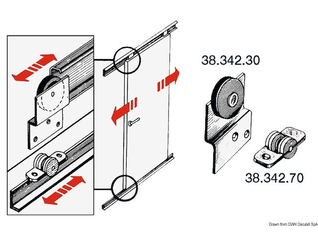 Rotaia x coulisse 12x11x2000