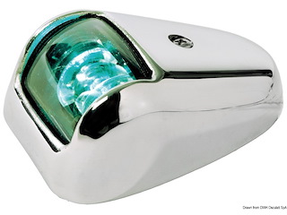 Fanale verde inox 112° Orions