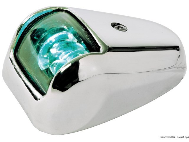 Fanale verde inox 112° Orions